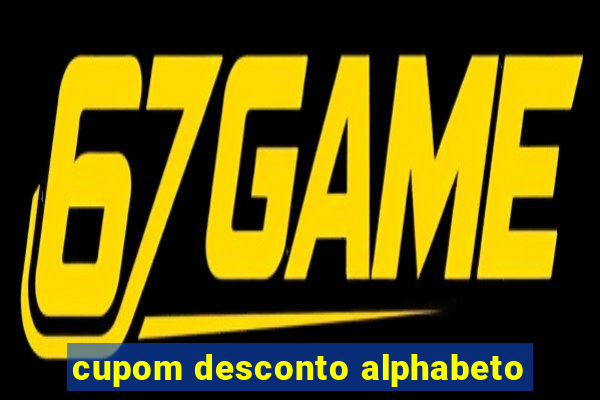 cupom desconto alphabeto